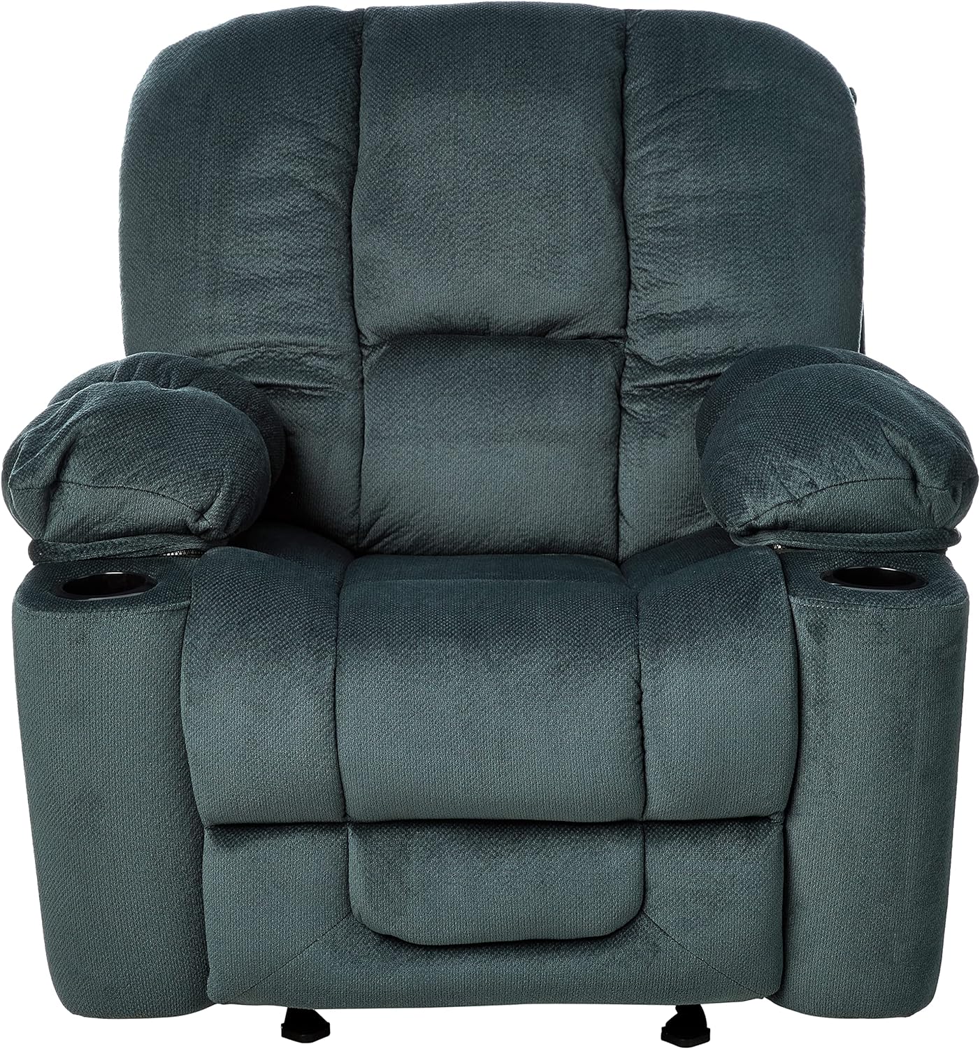 Christopher Knight Home Gannon Fabric Gliding Recliner, Chocolate 42.52D x 38.58W x 40.94H in