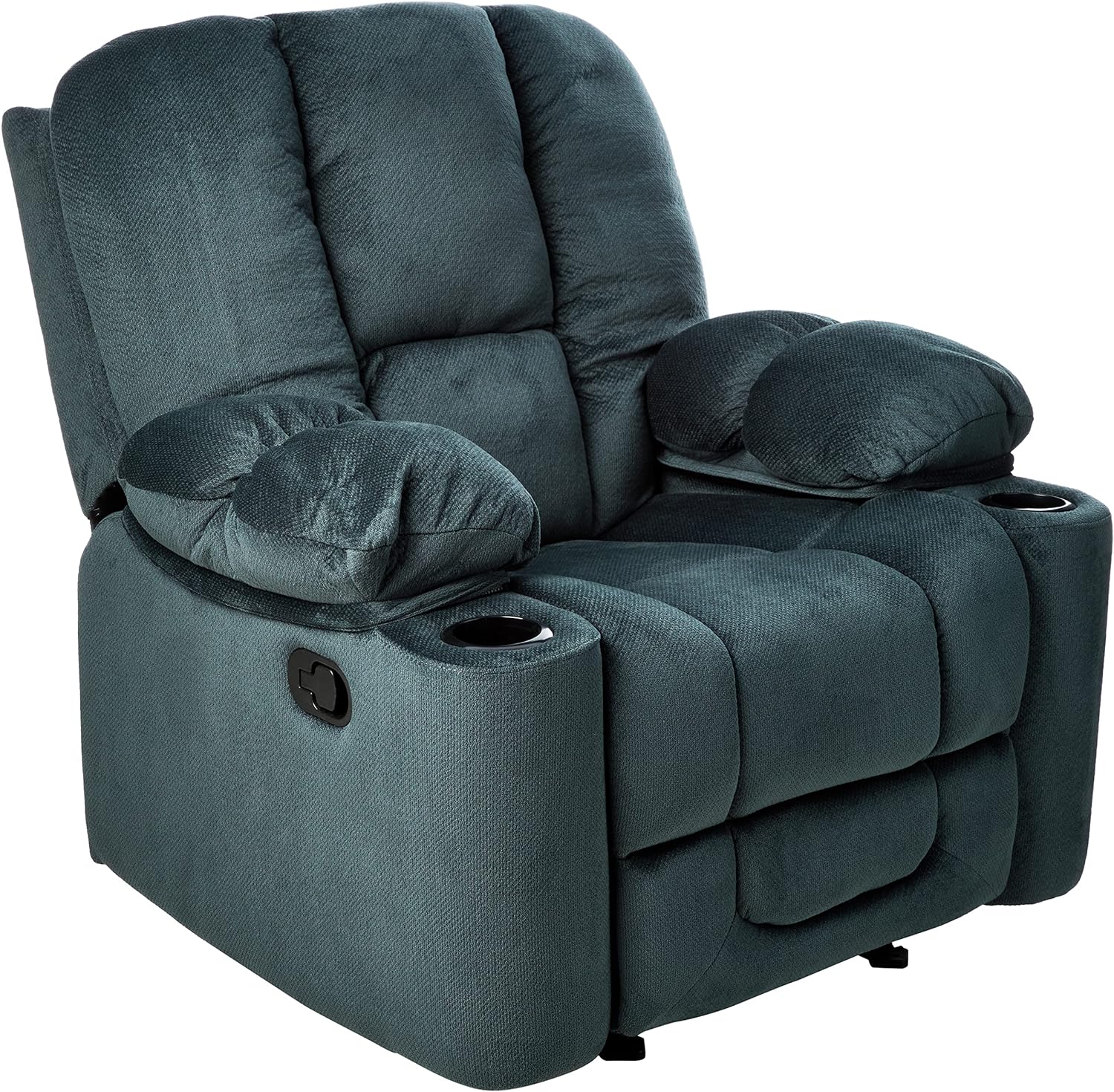 Christopher Knight Home Gannon Fabric Gliding Recliner, Chocolate 42.52D x 38.58W x 40.94H in