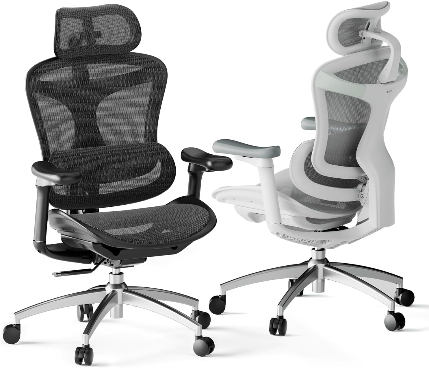 SIHOO Doro C300 Ergonomic Office Chair with Ultra Soft 3D Armrests, Dynamic Lumbar Support for Home Office Chair, Adjustable Backrest Desk Chair, Swivel Big and Tall Office Chair, Computer Chair Black