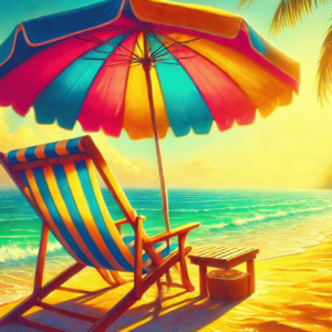 Beach Chair With Umbrella